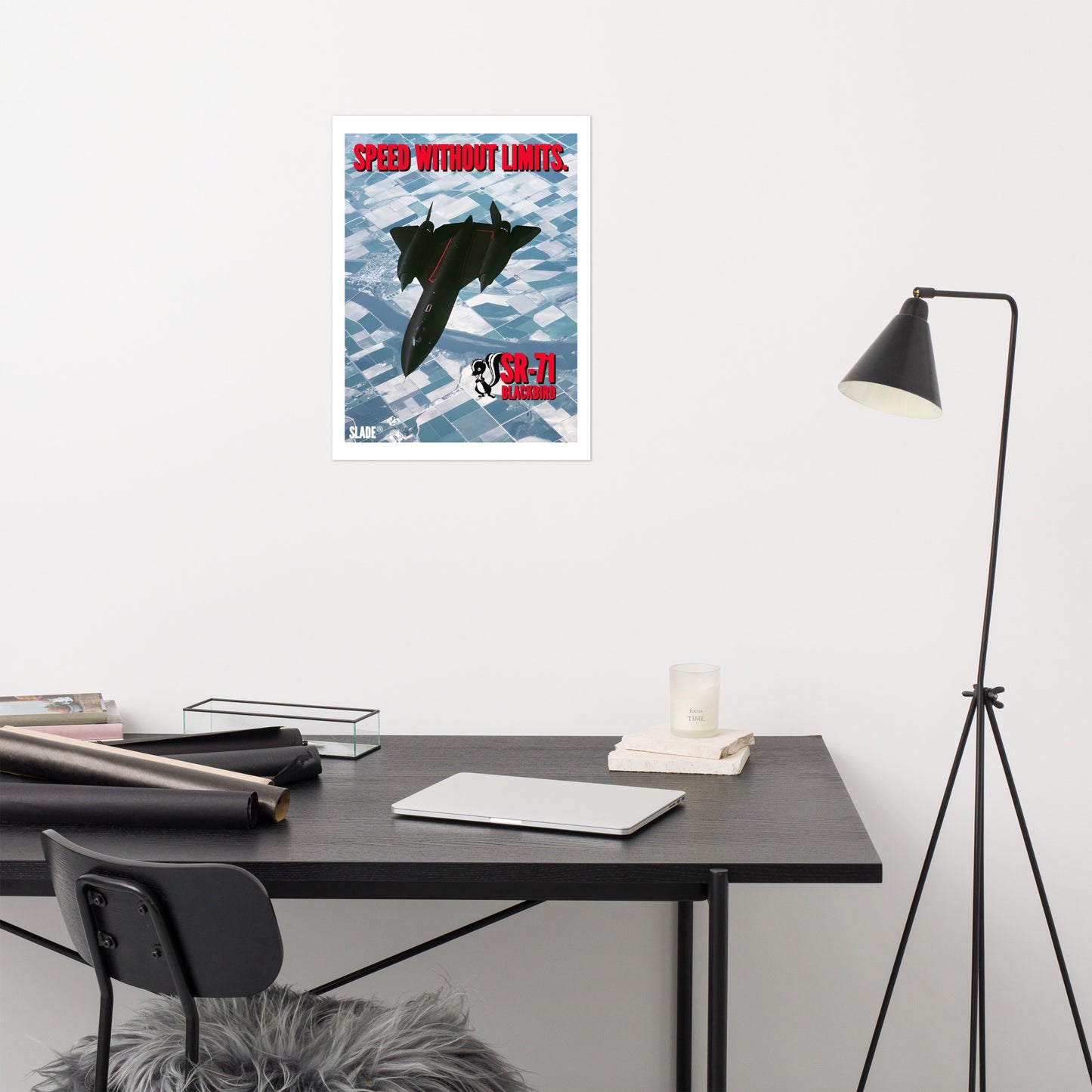 Retro SR-71 Poster