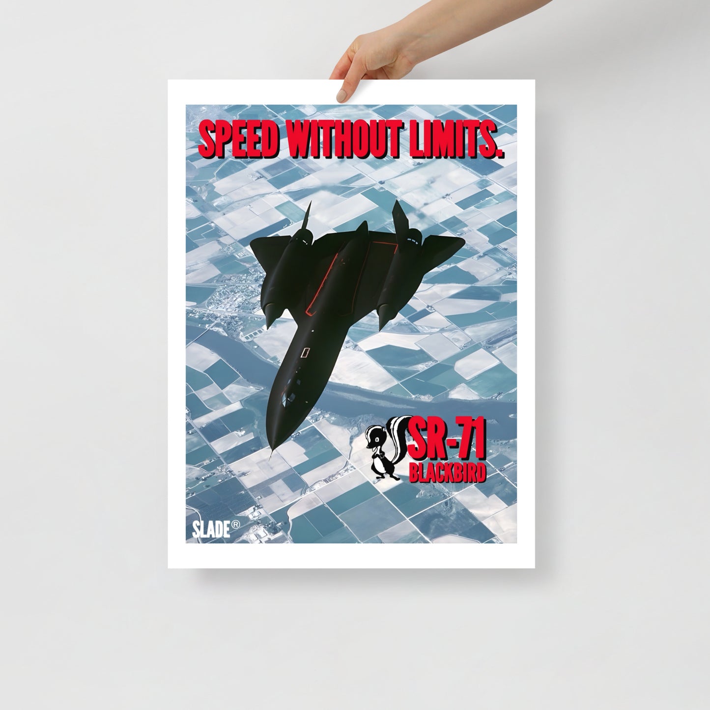 Retro SR-71 Poster