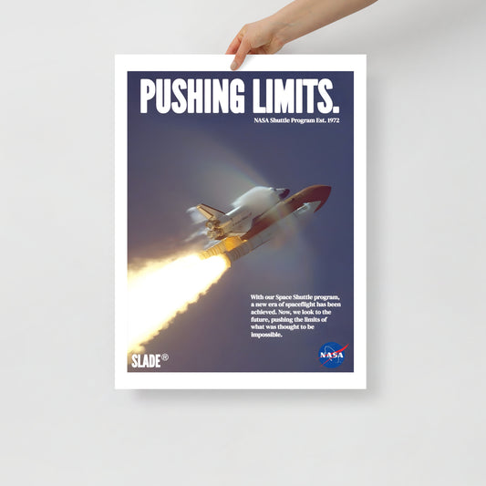 Retro Space Shuttle Poster
