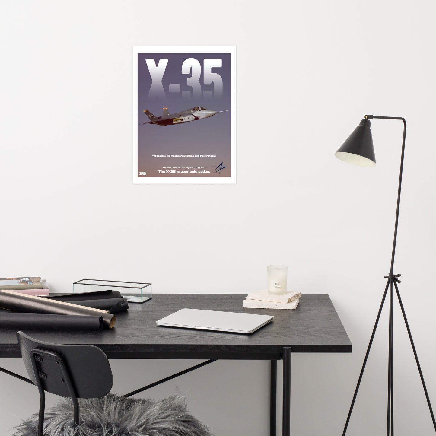 Retro X-35 Poster