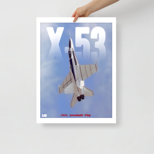 Retro X-53 Poster