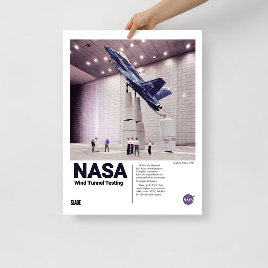 F/A-18 Wind Tunnel Poster