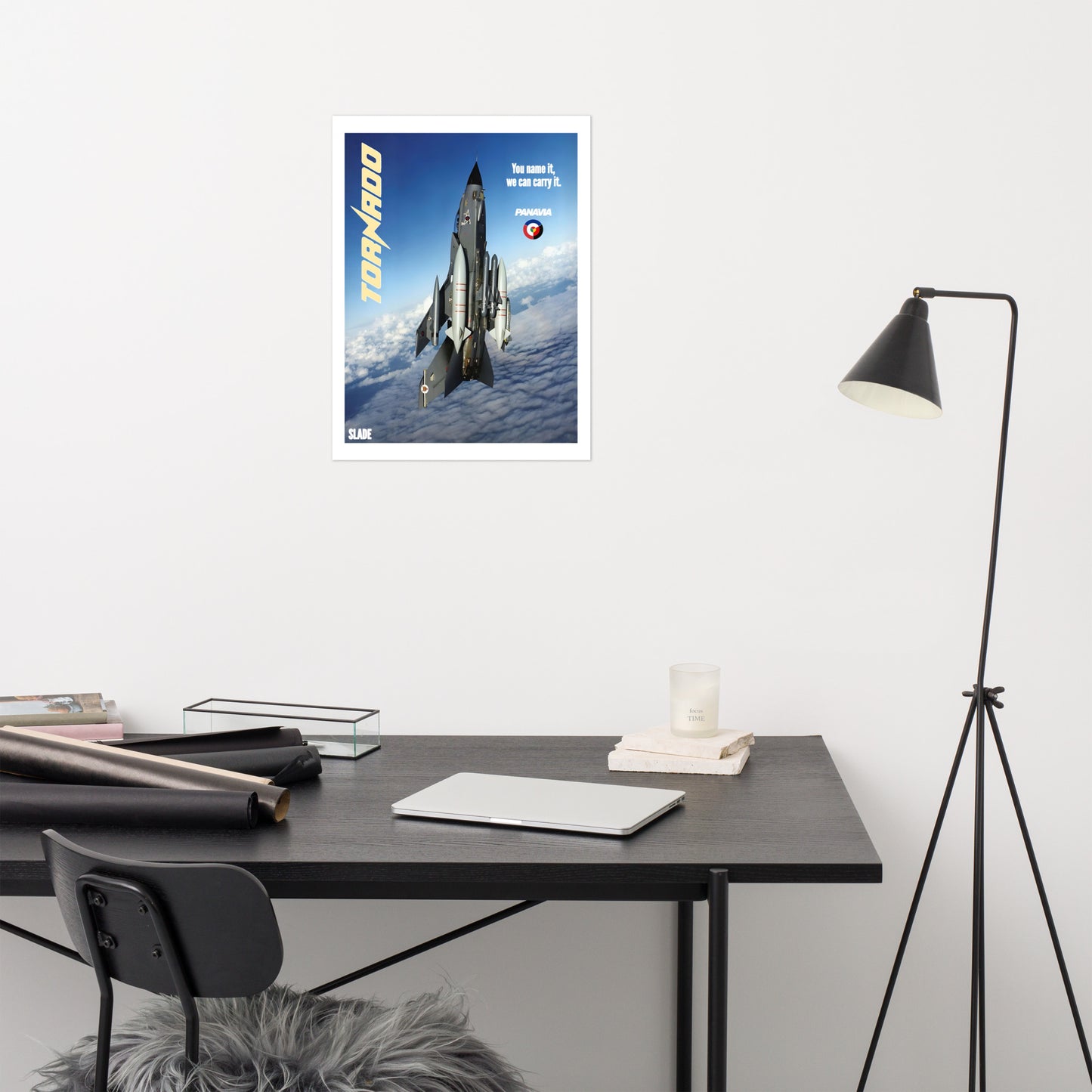 Retro Tornado Poster