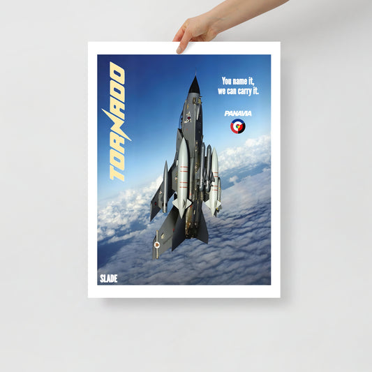 Retro Tornado Poster