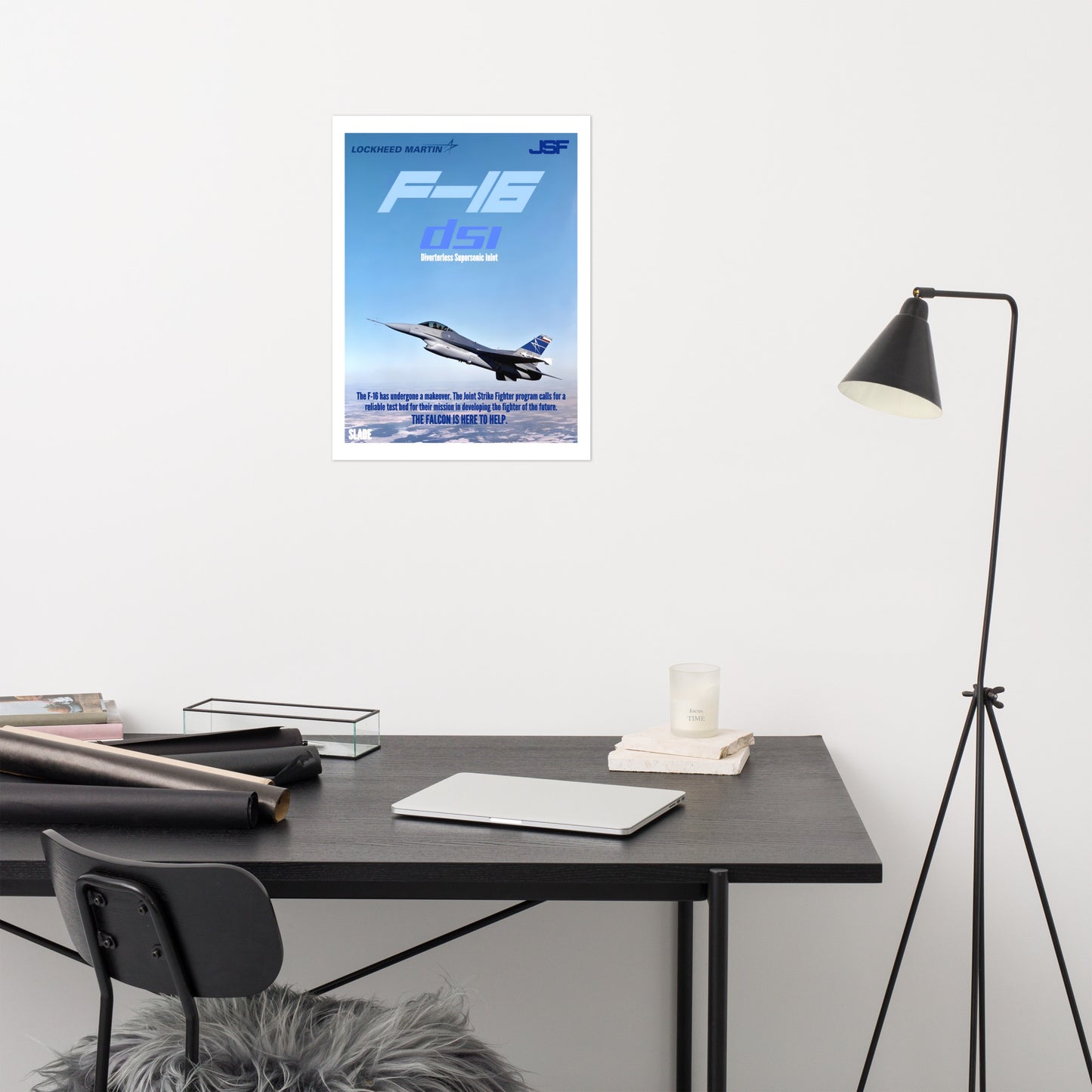 Retro F-16 DSI Poster