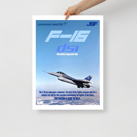 Retro F-16 DSI Poster