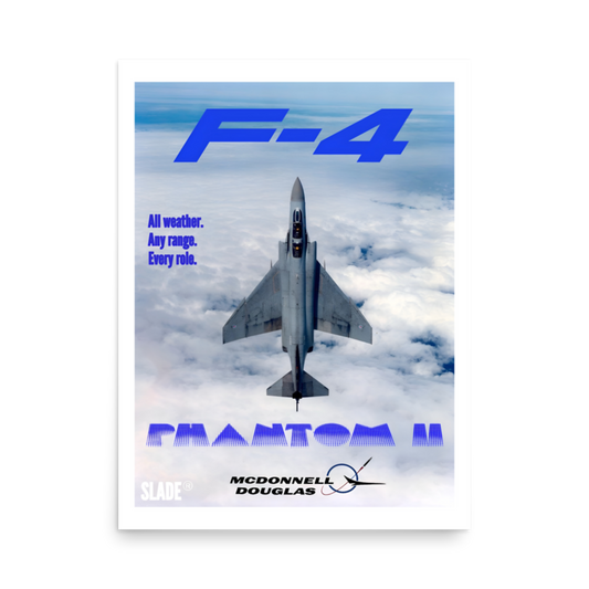 Retro F-4 Poster
