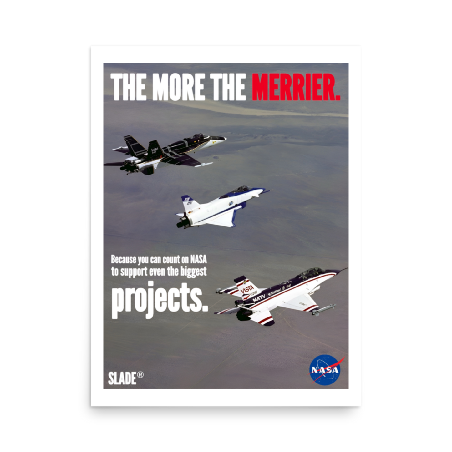 Retro Project Aircraft Poster