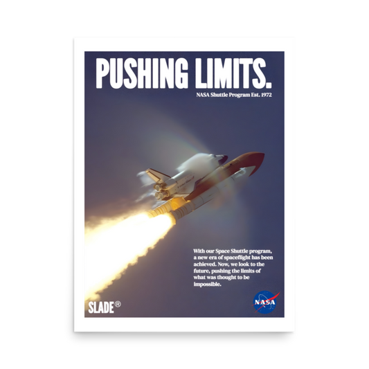 Retro Space Shuttle Poster