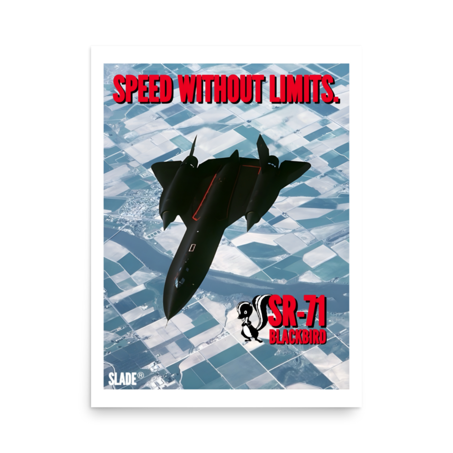Retro SR-71 Poster