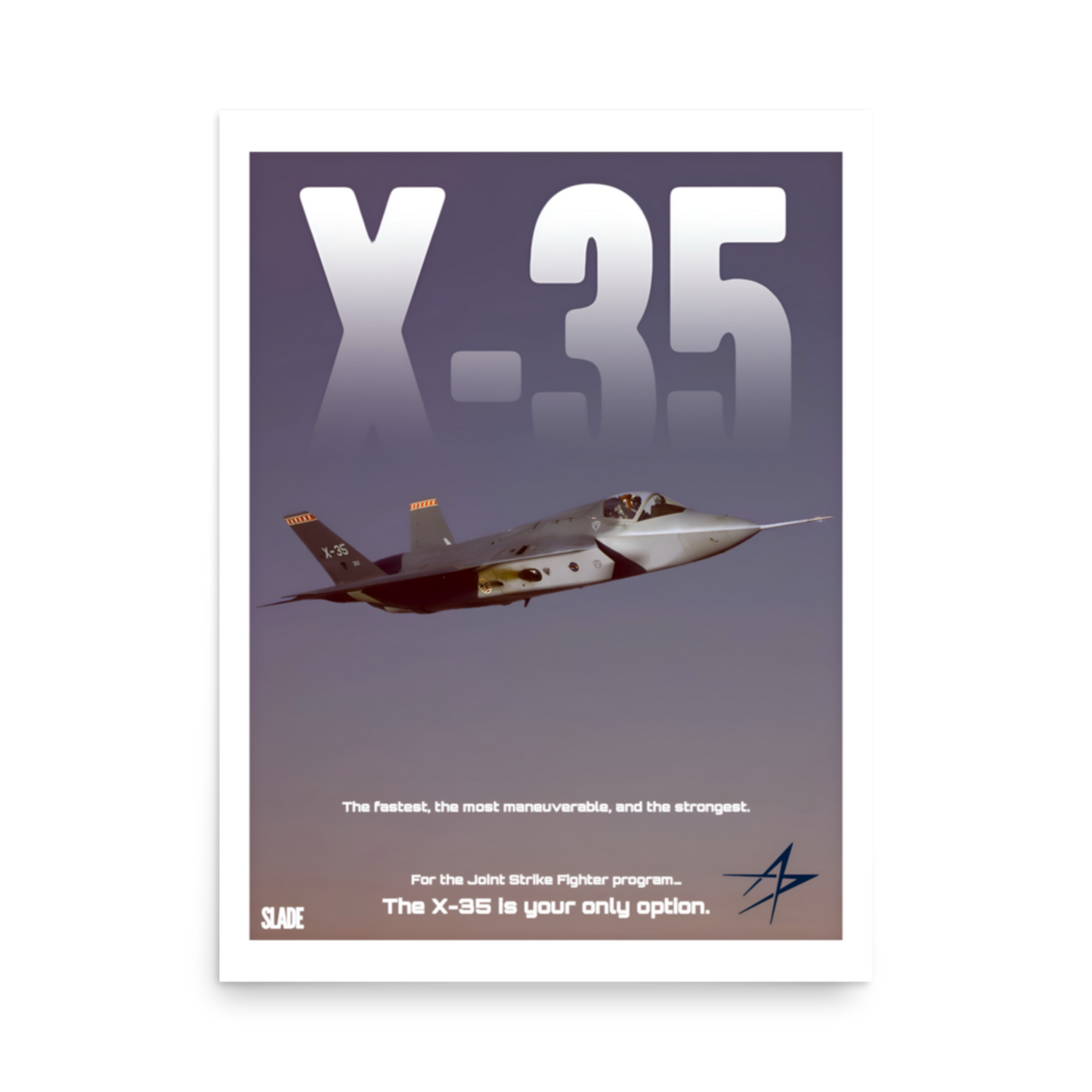 Retro X-35 Poster