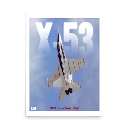 Retro X-53 Poster