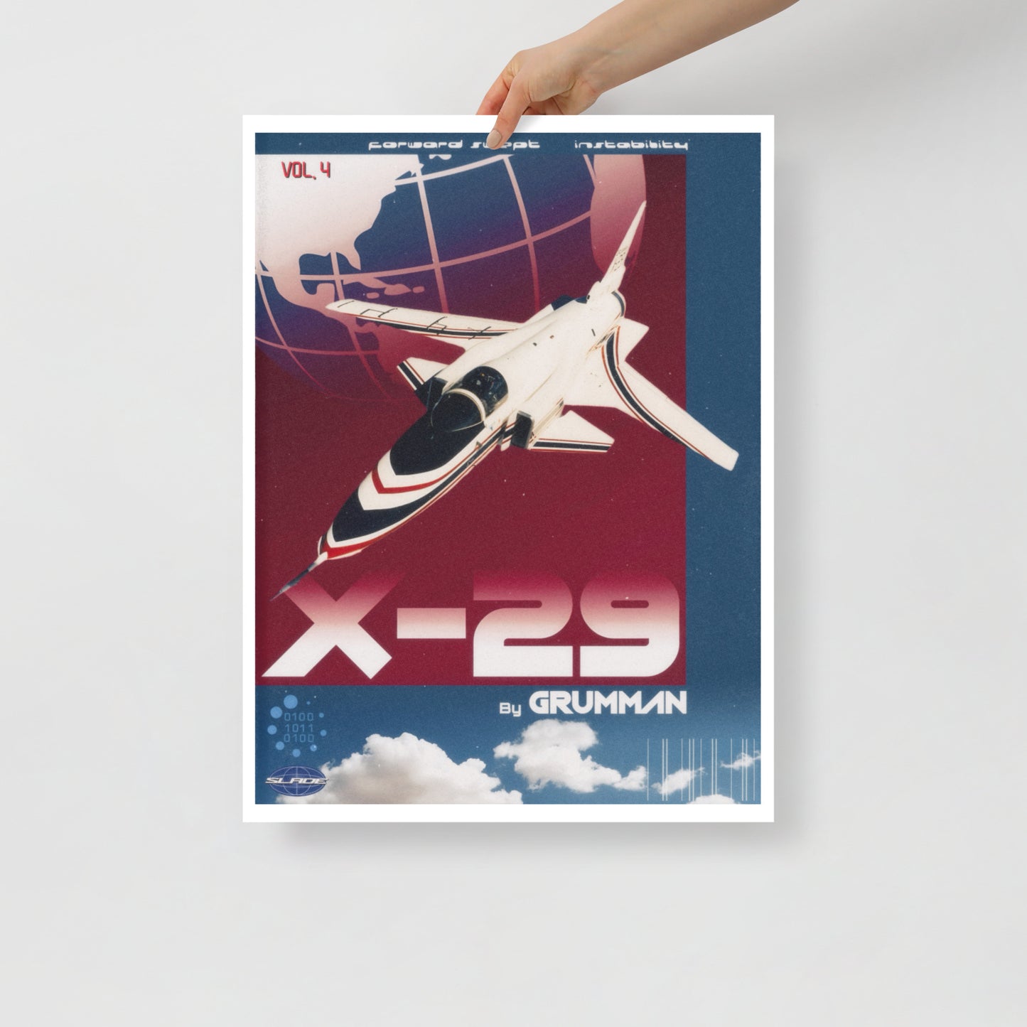 Y2K X-29 Retro Poster