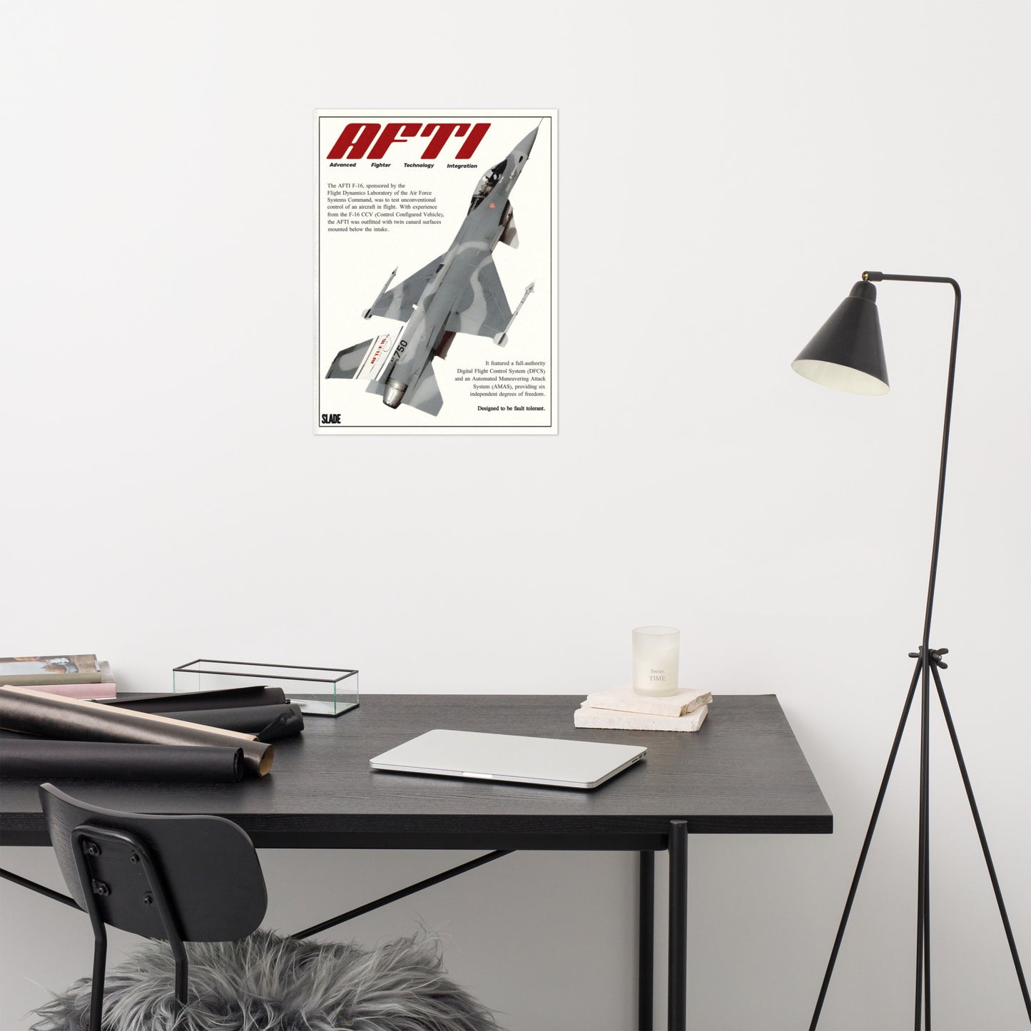 Vintage AFTI F-16 Poster