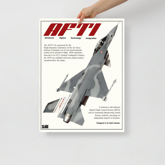 Vintage AFTI F-16 Poster
