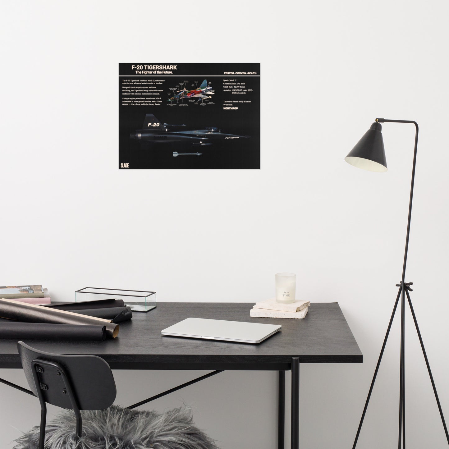 F-20 Tigershark Horizontal Poster