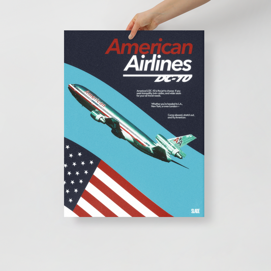 Retro American Airlines Poster