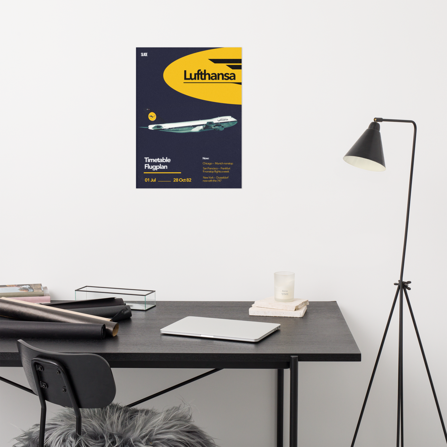 Retro Lufthansa Poster