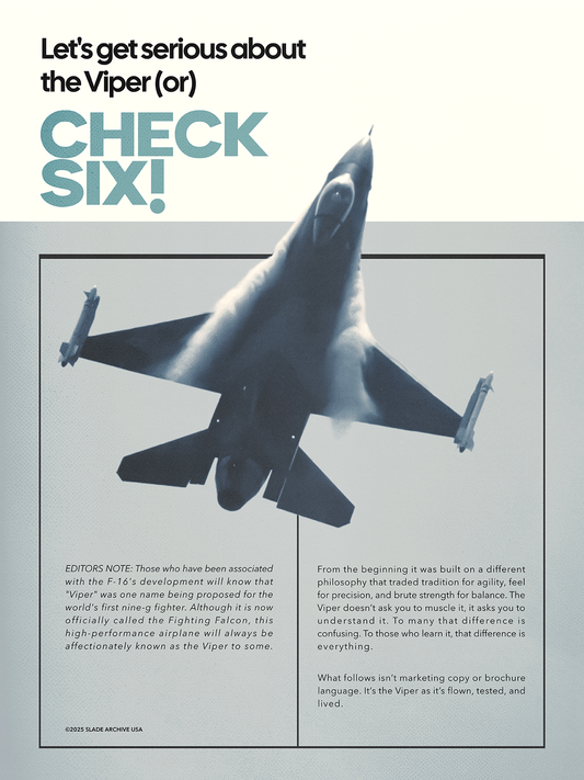 "Check Six!" Poster