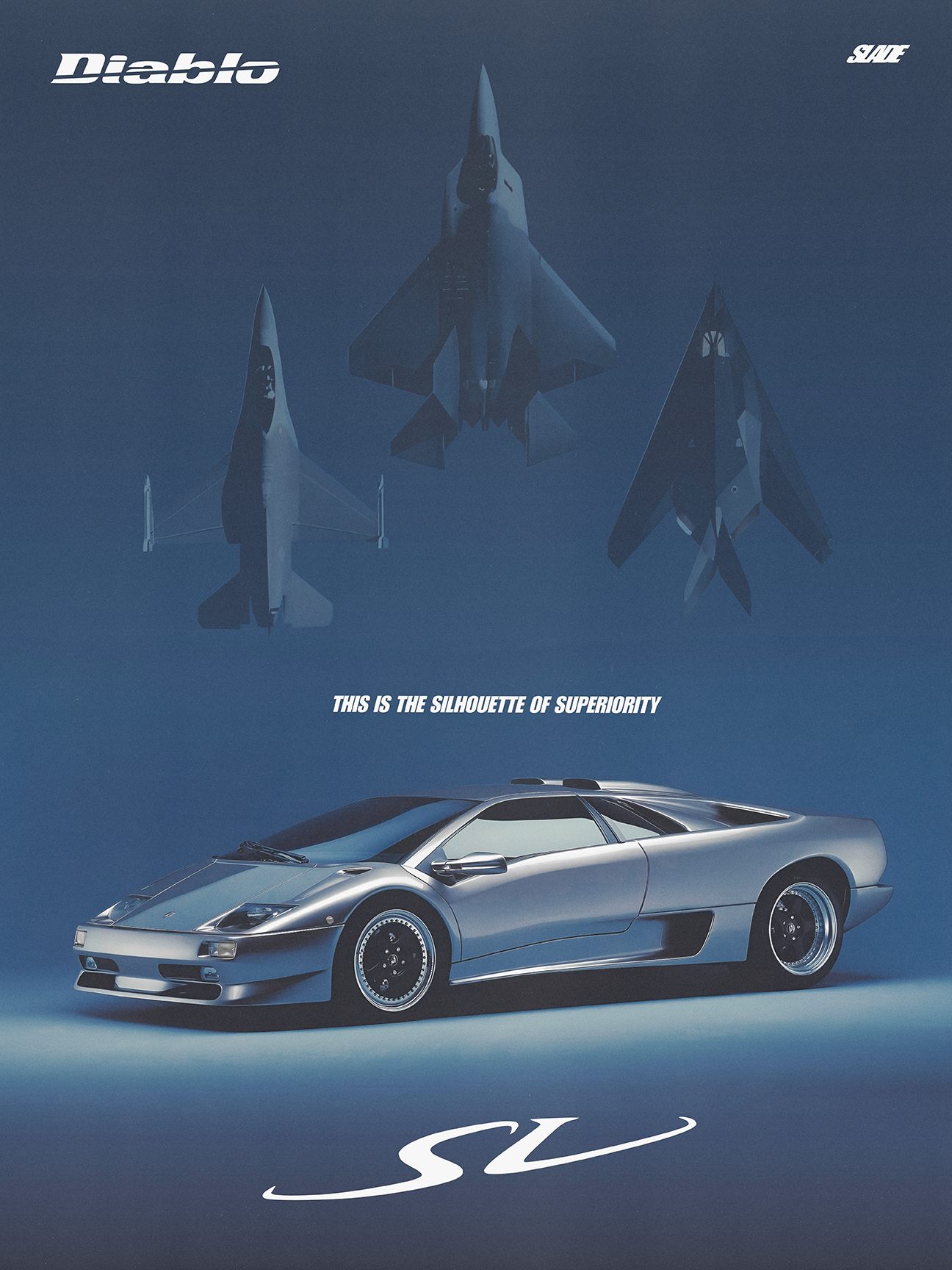 Silhouette of Superiority Poster