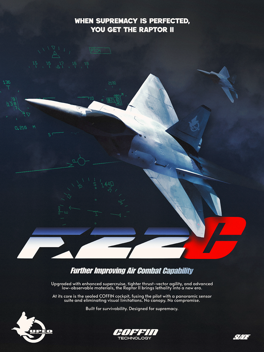 F-22C Raptor II Poster