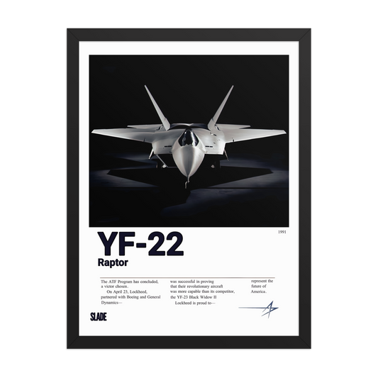 Framed YF-22