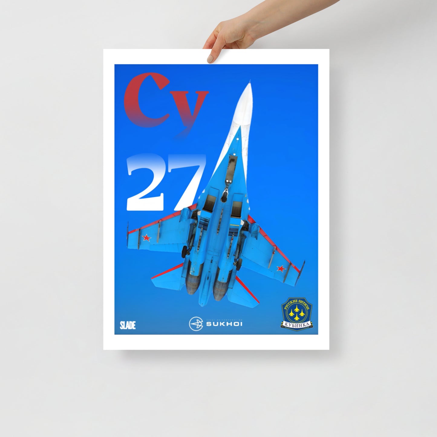 Su-27 "Russian Knights" Poster