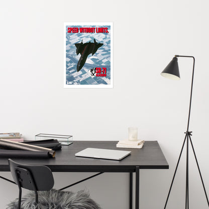 Retro SR-71 Poster