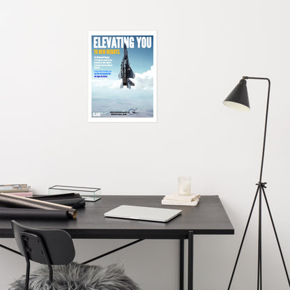 Retro F-15 Poster