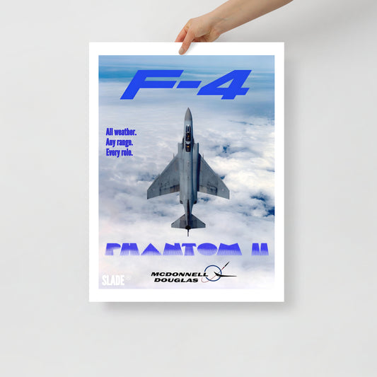 Retro F-4 Poster