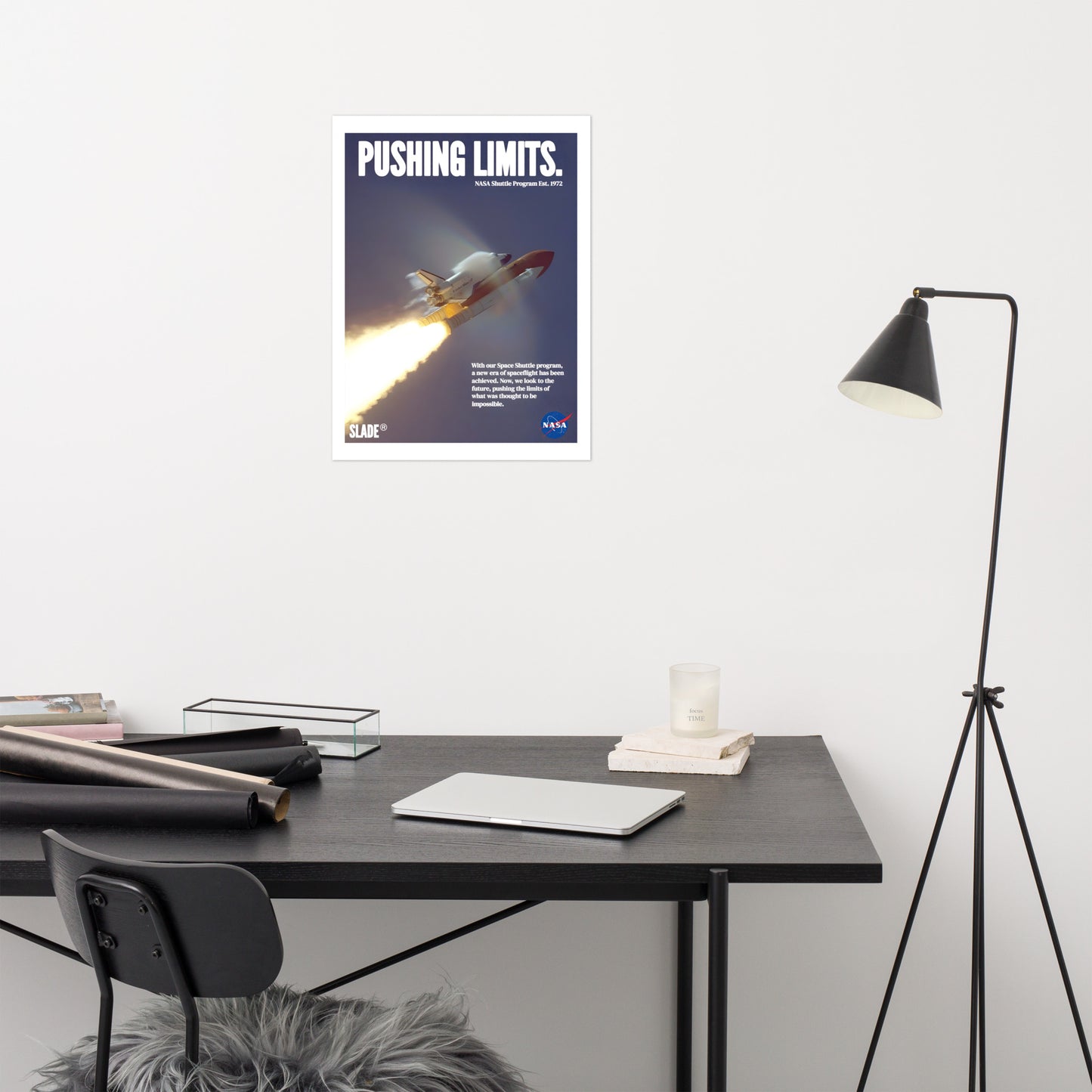 Retro Space Shuttle Poster
