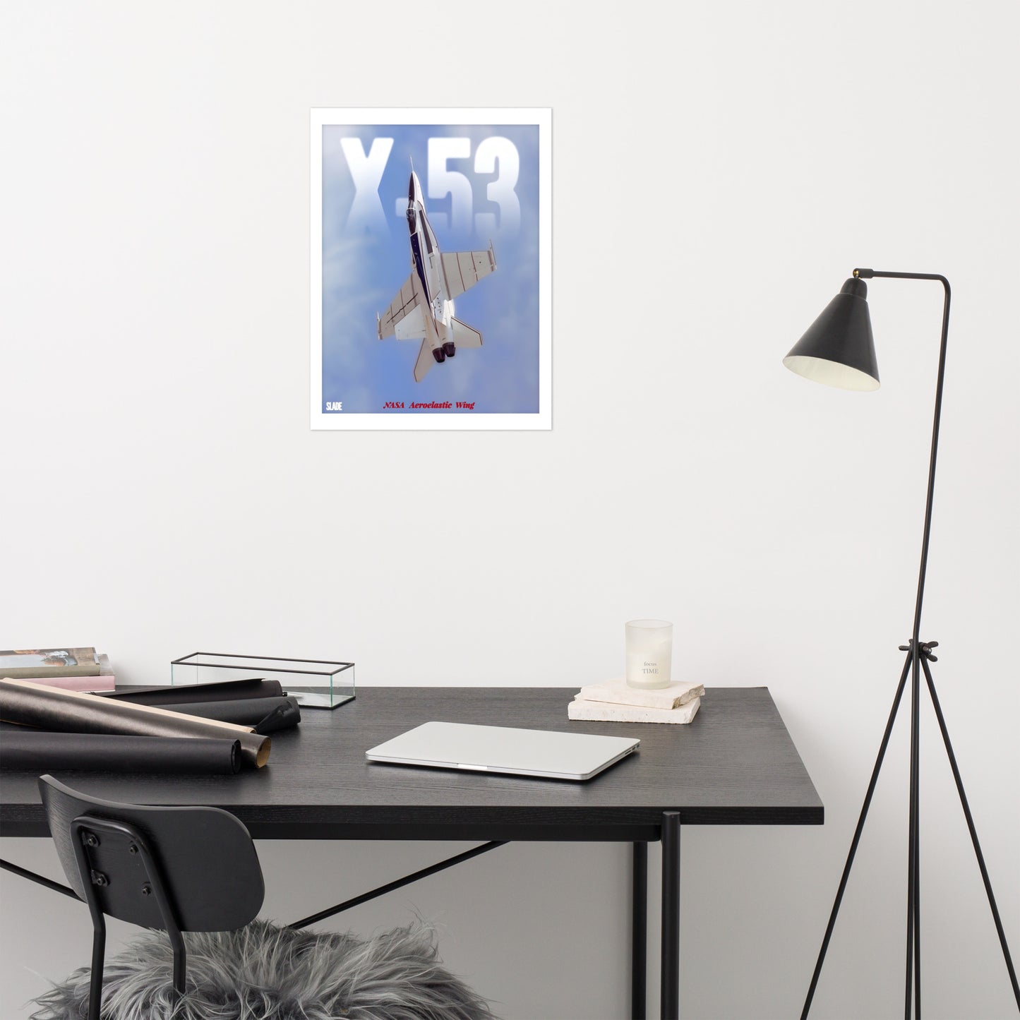 Retro X-53 Poster