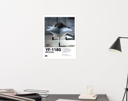 YF-118G Bird of Prey Poster