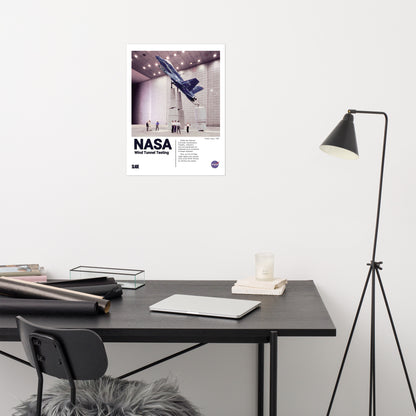 F/A-18 Wind Tunnel Poster