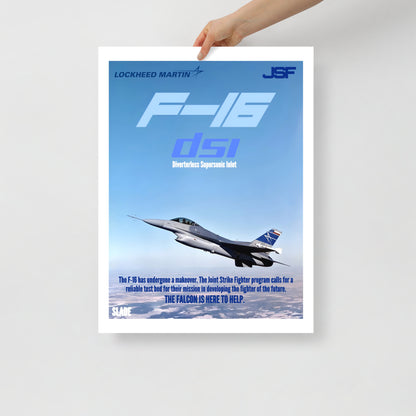 Retro F-16 DSI Poster