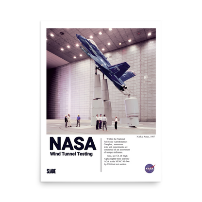 F/A-18 Wind Tunnel Poster