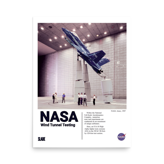 F/A-18 Wind Tunnel Poster