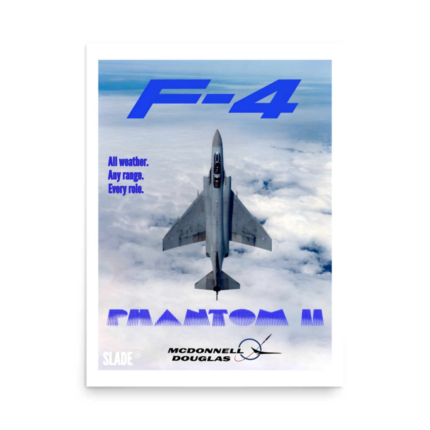 Retro F-4 Poster
