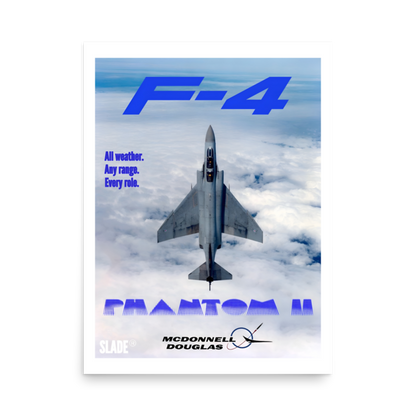 Retro F-4 Poster