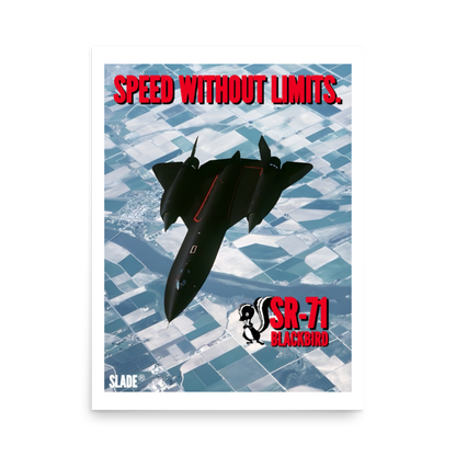 Retro SR-71 Poster