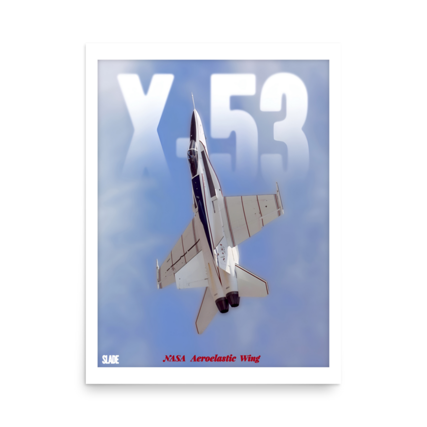 Retro X-53 Poster