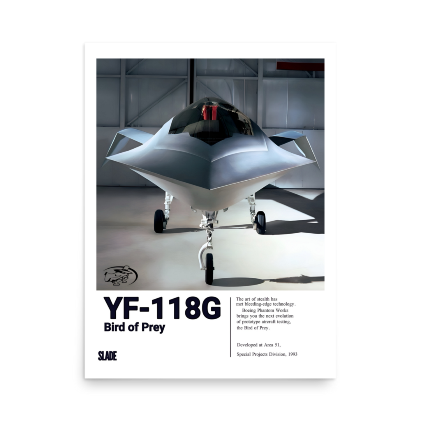 YF-118G Bird of Prey Poster