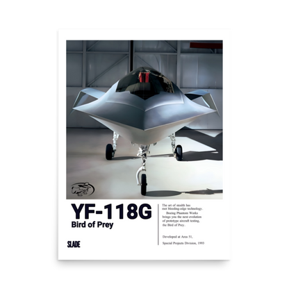 YF-118G Bird of Prey Poster