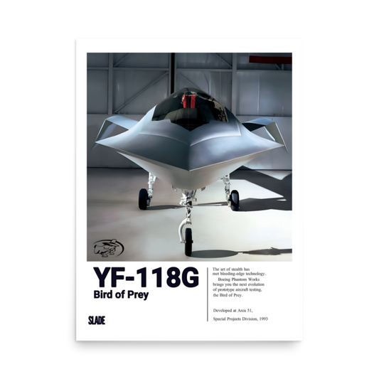 YF-118G Bird of Prey Poster