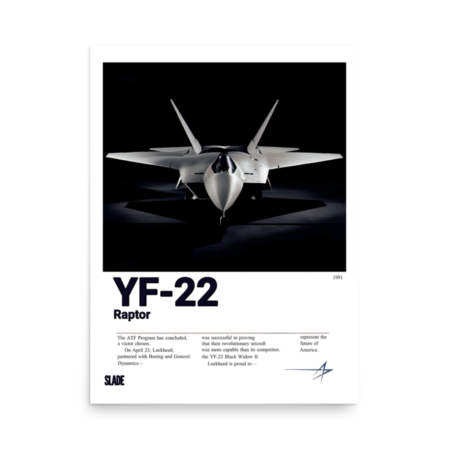 YF-22 Poster