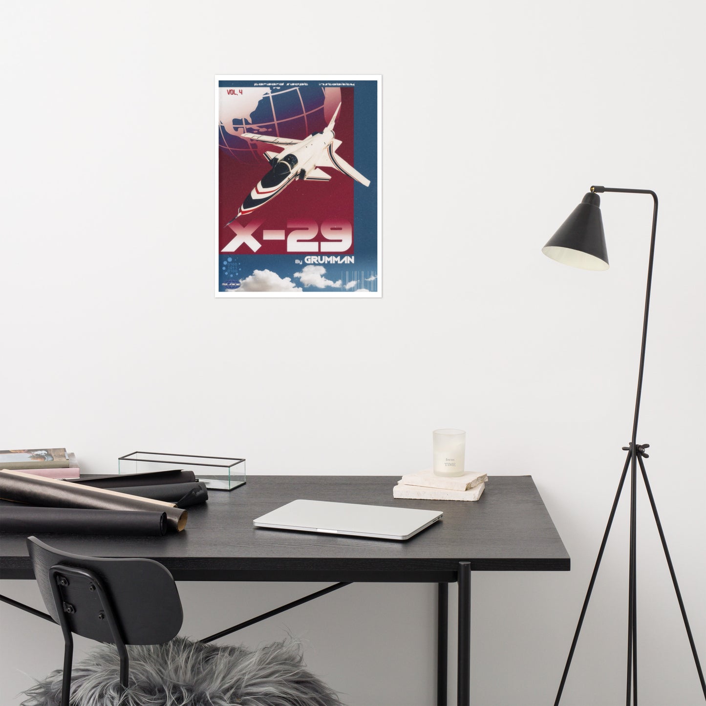 Y2K X-29 Retro Poster