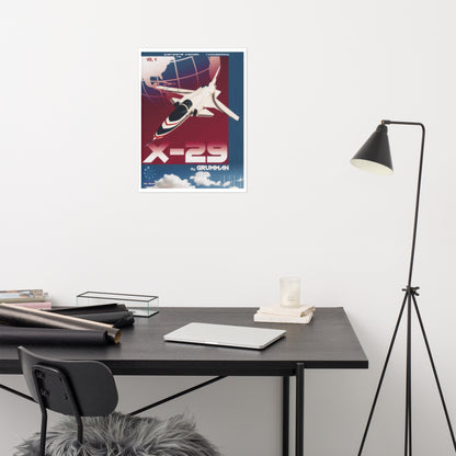 Y2K X-29 Retro Poster