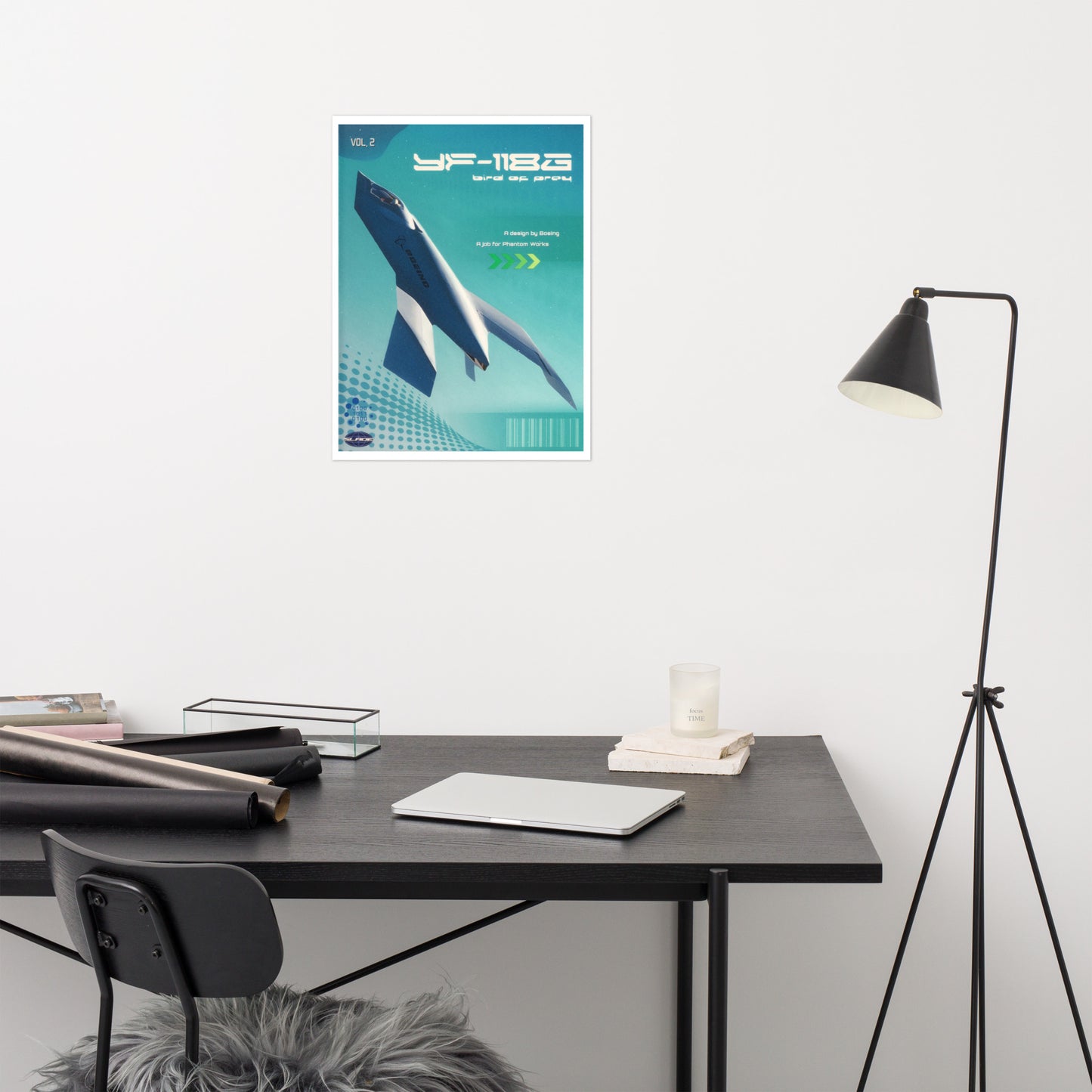 Y2K YF-118G Retro Poster