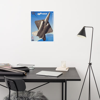 Y2K YF-23 Retro Poster
