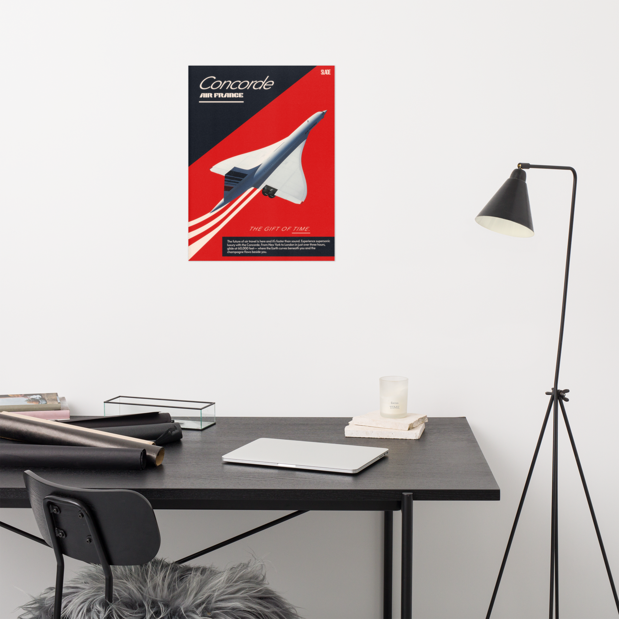 Retro Concorde Poster